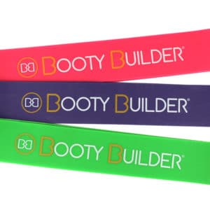 Booty Builder mini bandjes - roze etui met 3 bandjes