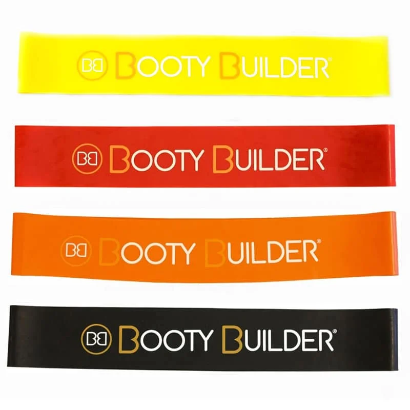 Booty Builder mini bandjes - zwarte etui met 4 bandjes