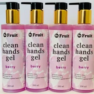 Dr. Fruit Desinfecterende Handgel (Berry) 200ml set van 4