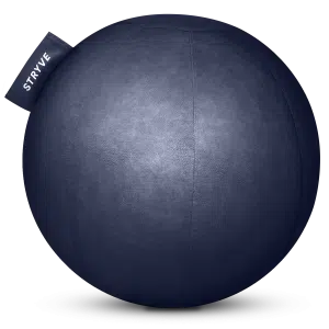 STRYVE - Zitbal - Gymbal - 65cm - Royal Blue - Leder look