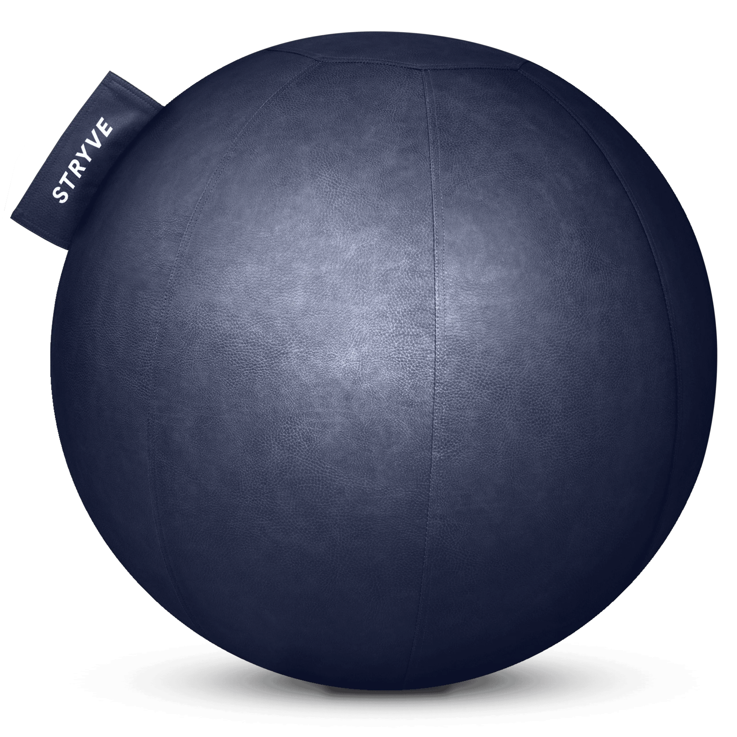 STRYVE - Zitbal - Gymbal - 65cm - Royal Blue - Leder look