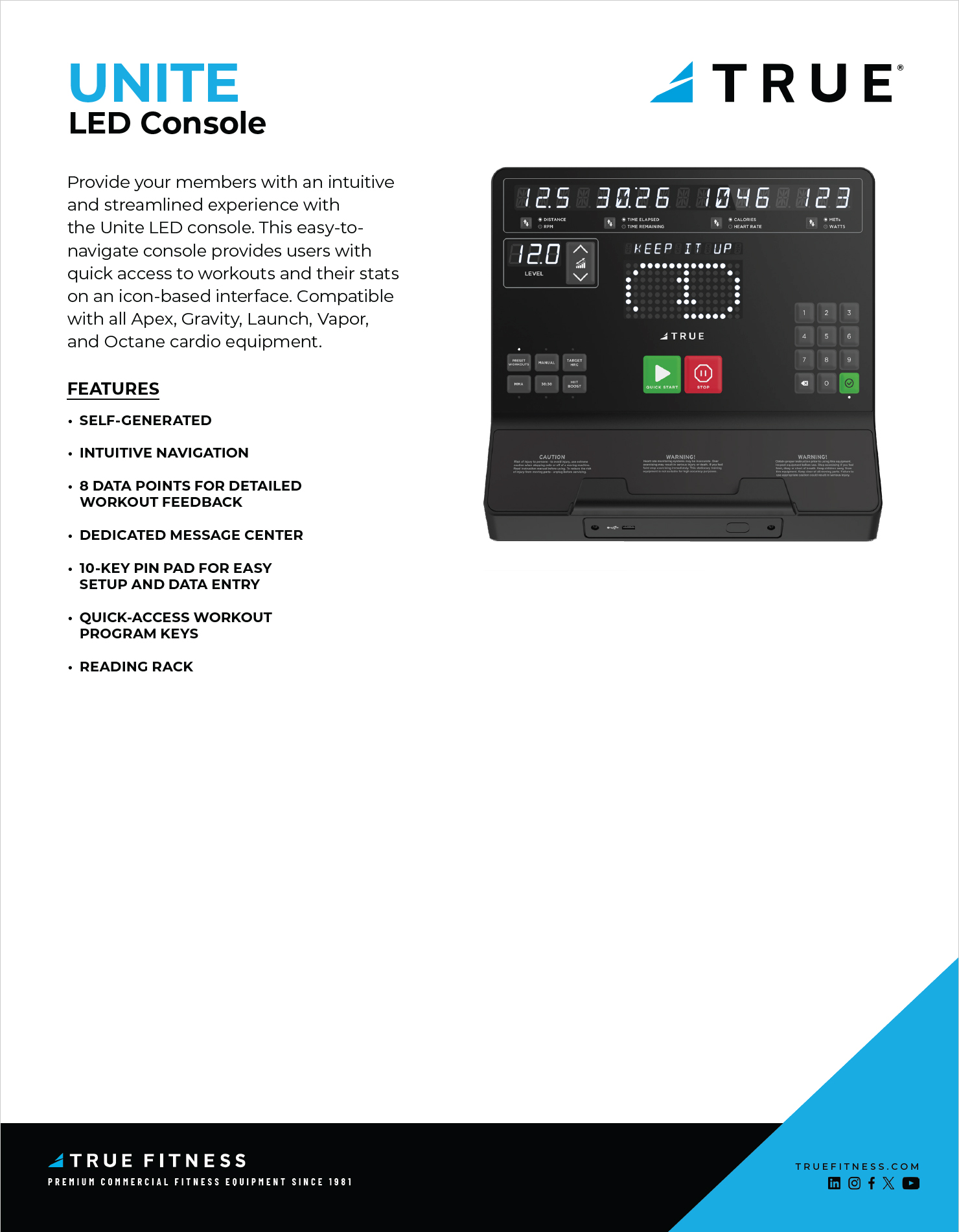 Unite LED Sell Sheet Unite LED Sell Sheet