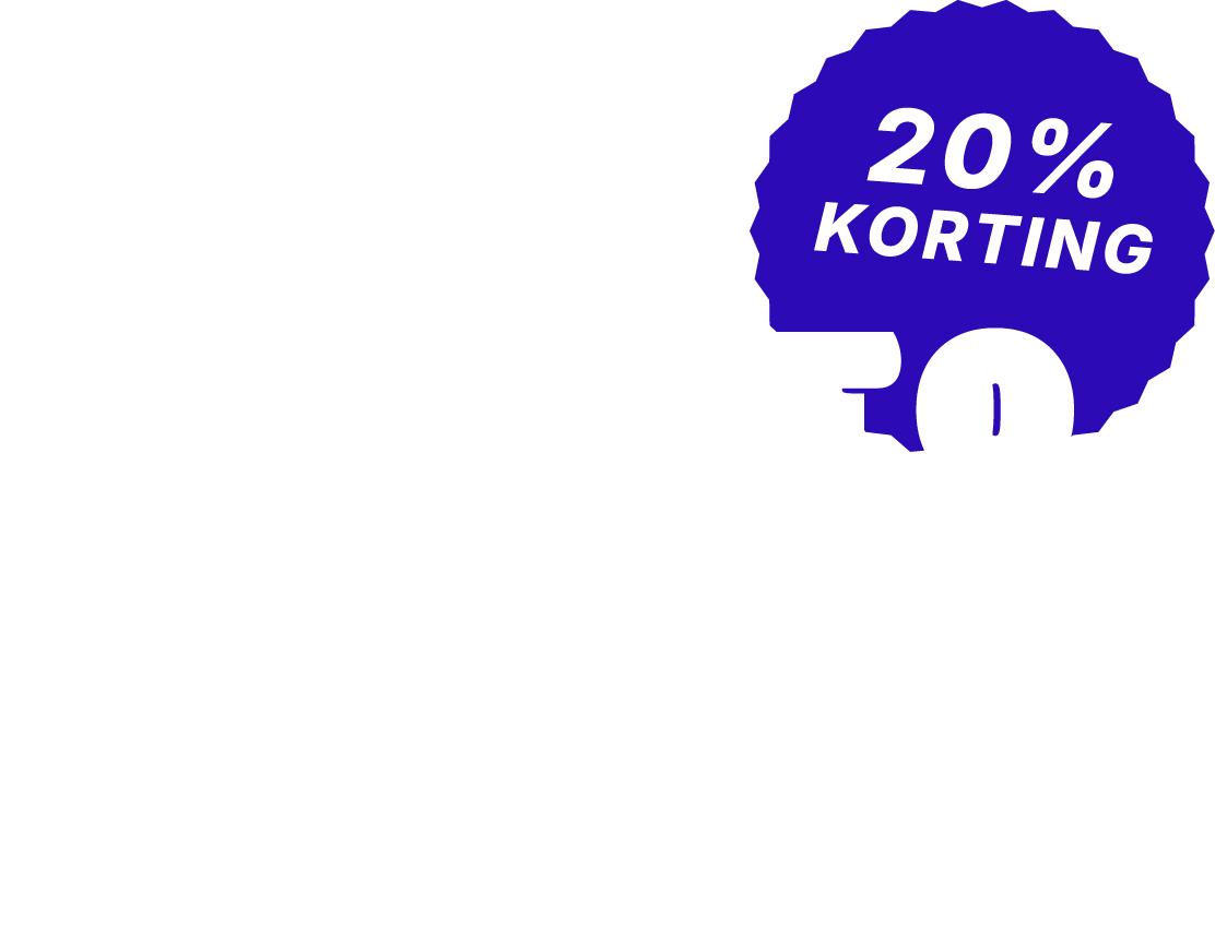 Actietekst: Back to school actie 20% korting